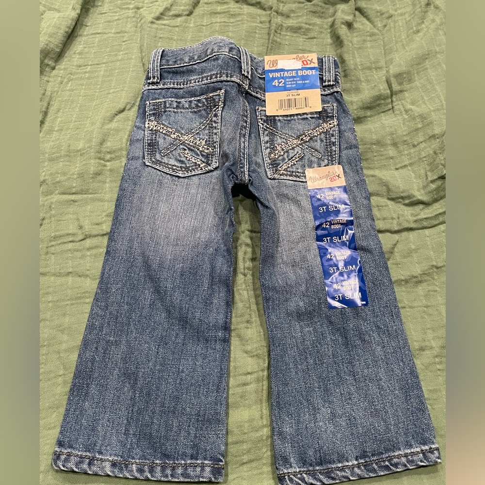 Toddler boys wrangler jeans new with tags